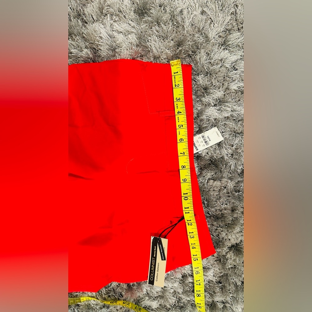 Vibrant Red columnist pants express size : 0L